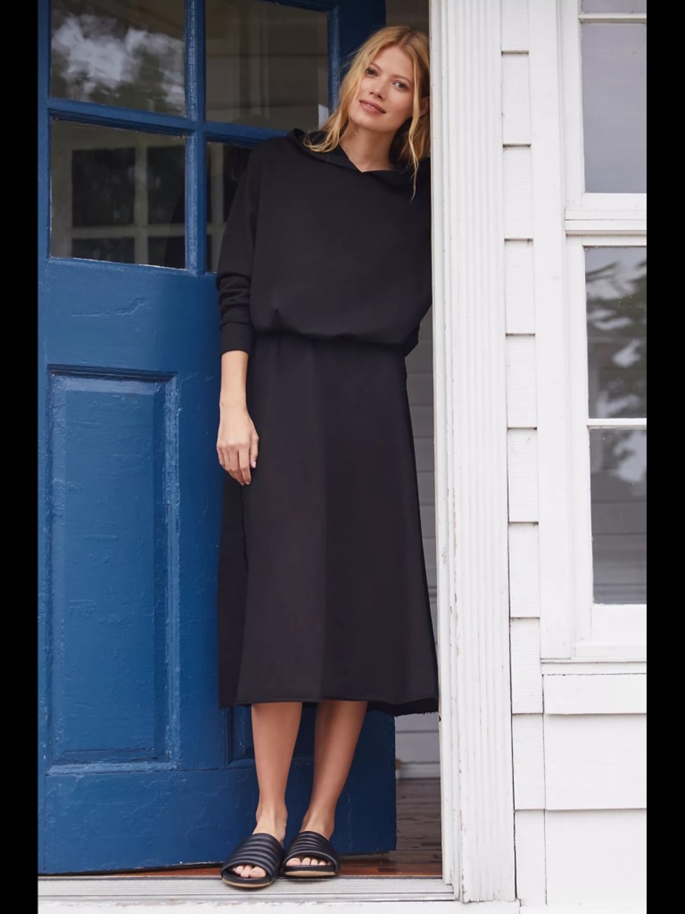 Anthropologie T.La Comfy Hoodie Skirt Set